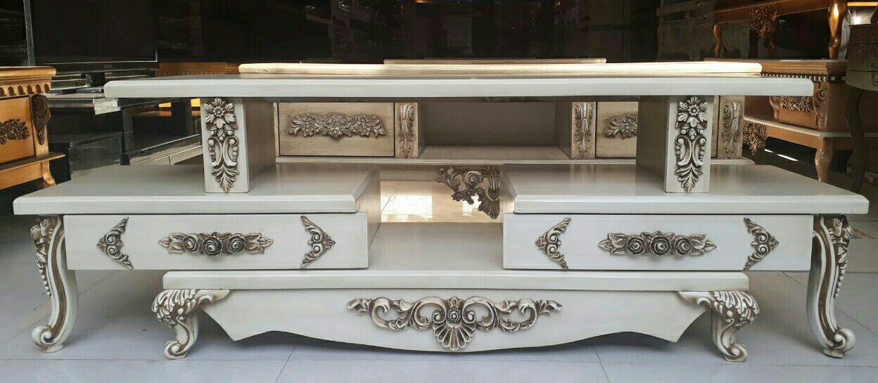 میز تلویزیون سفید