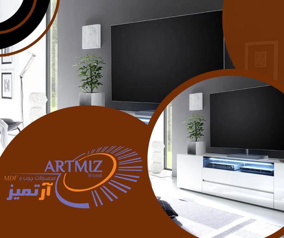 میز تلویزیون های مدرن ساده