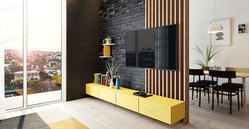 خرید میز تلویزیون ام دی اف 