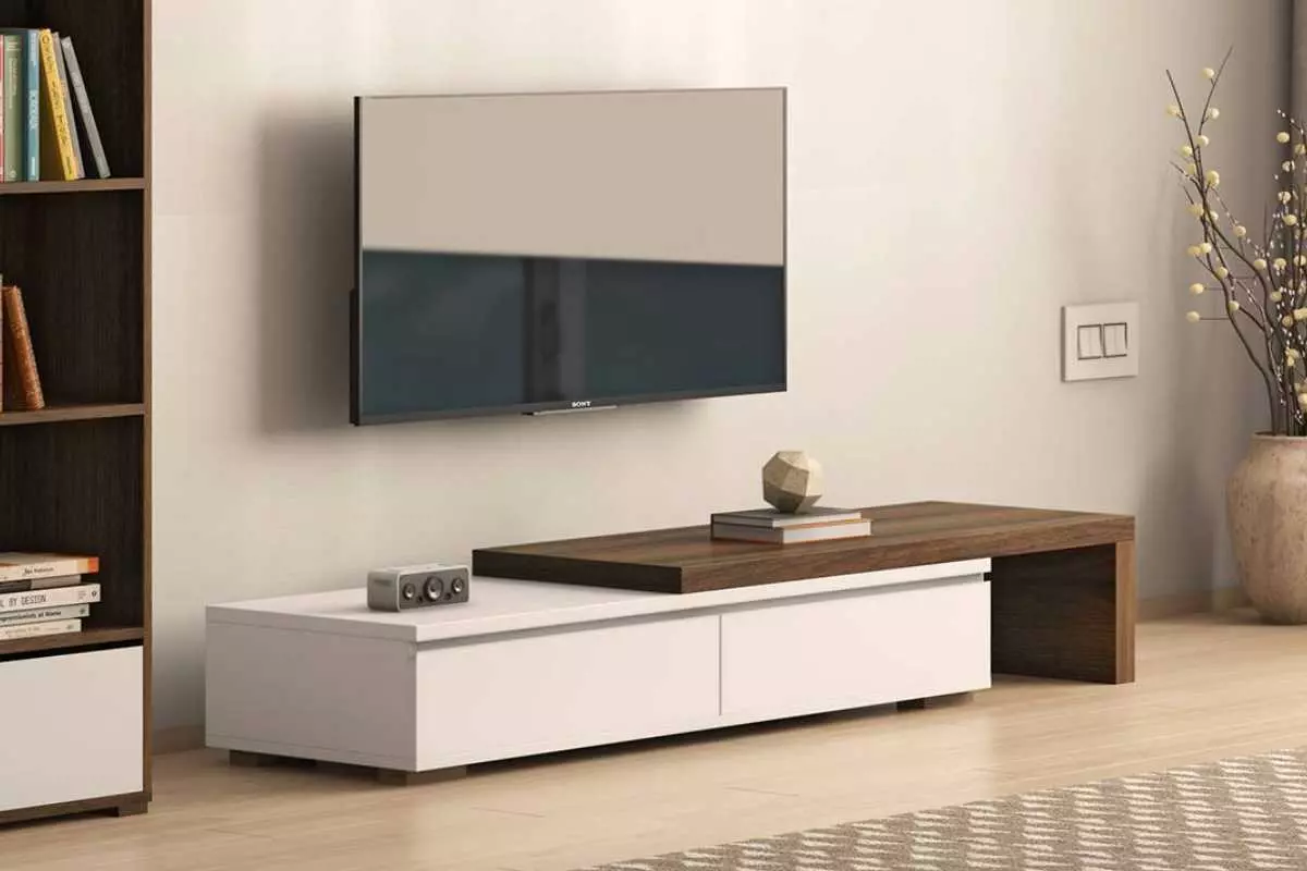 خرید میز تلویزیون مدرن چوبی