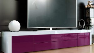 مرکز خرید میز تلویزیون هایگلاس