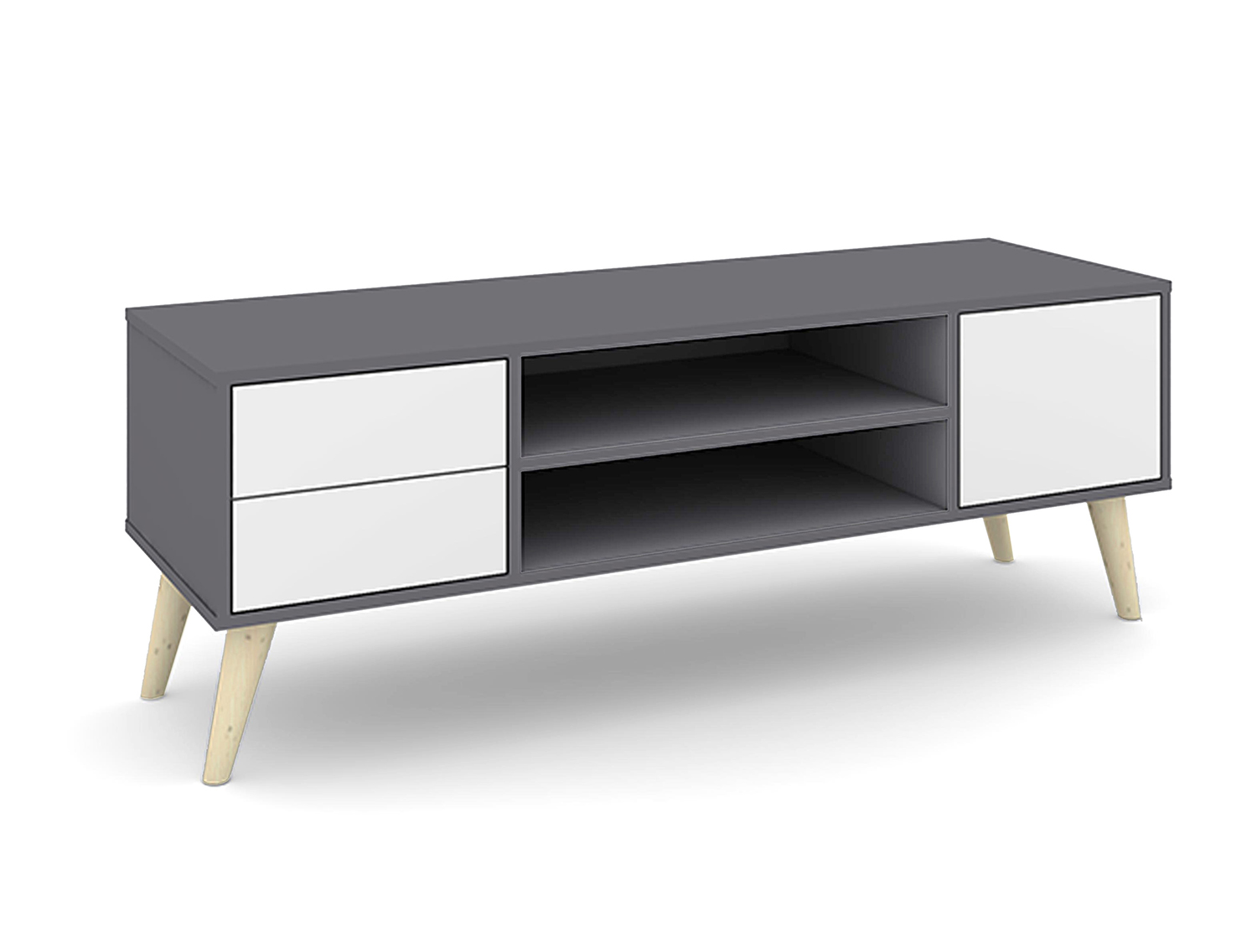 عرضه میز تلویزیون طوسی