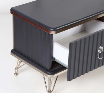 میز تلویزیون طوسی